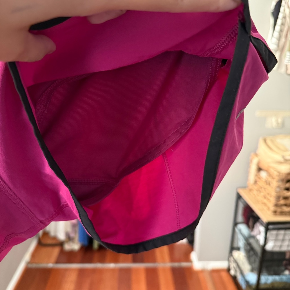 Lululemon | Run: Speed Shorts | Raspberry/Blooming Pixie | Size 6 - Picture 4 of 11